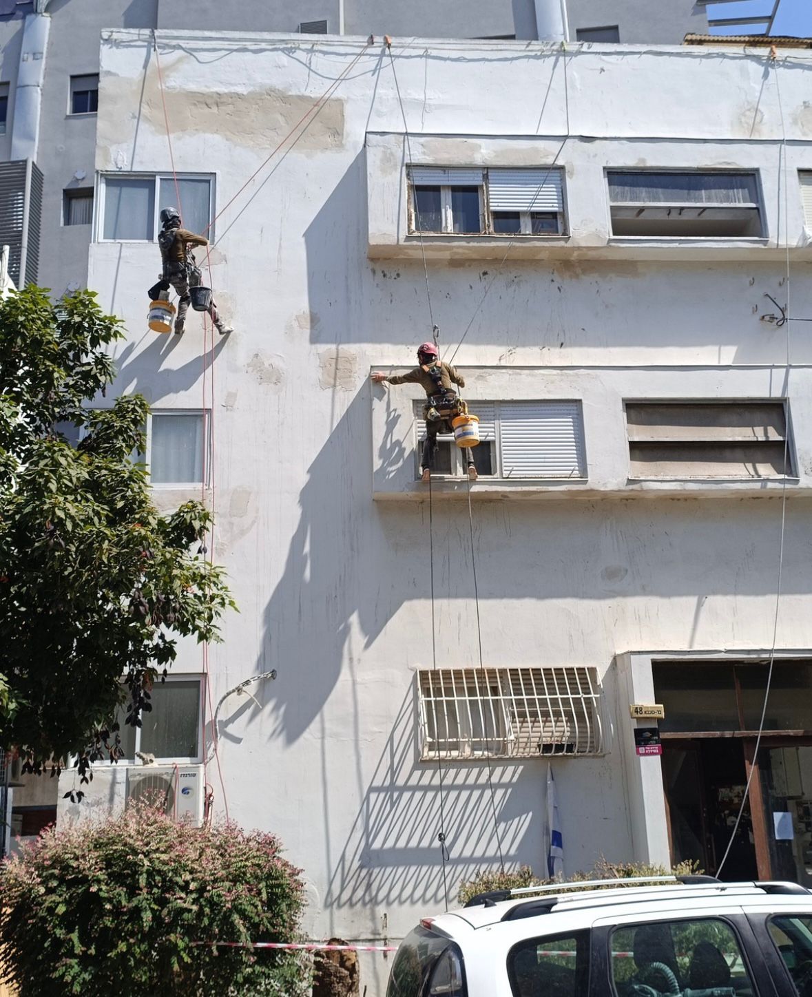 צביעת חזית בסנפלינג