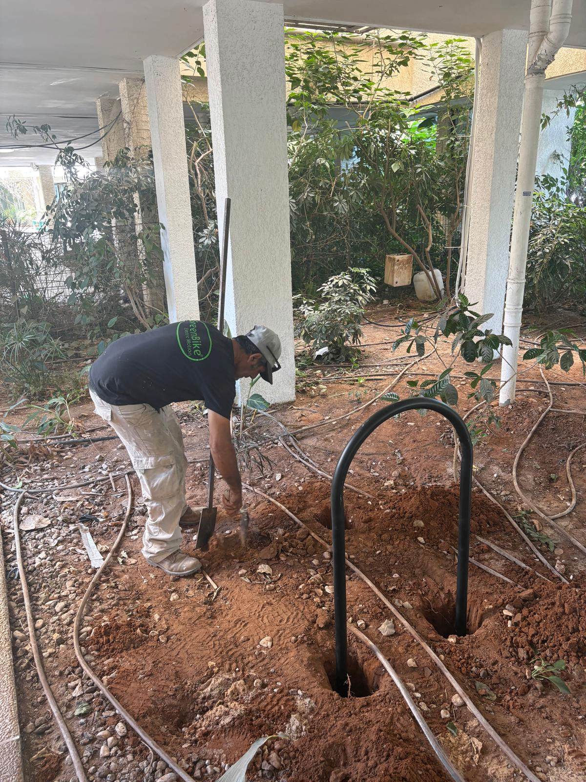 התקנת מתקן אופניים בבית משותף בתל אביב